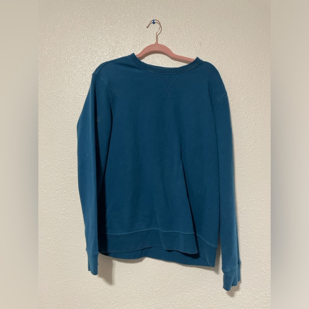 Men’s Blue Soft Crewneck Sweater